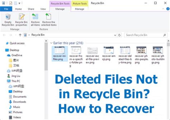 Can deleted Recycle Bin files be recovered?