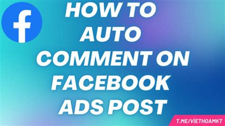 Can I Auto comment on Facebook?