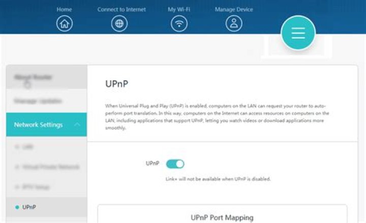 Can I enable my UPnP?