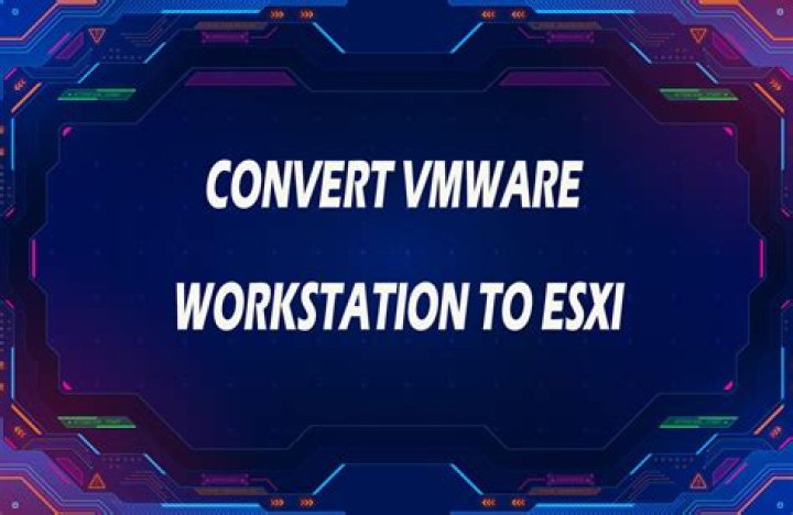 Can I move a VM from workstation to ESXi?