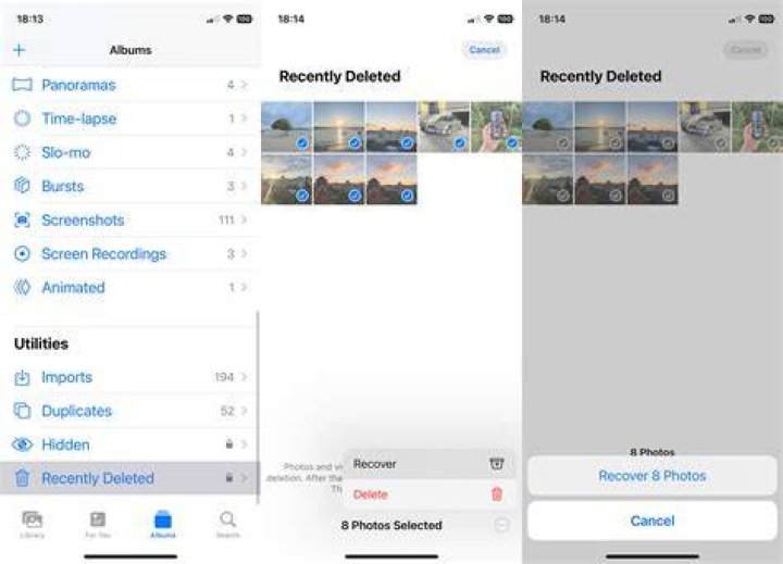 Can I retrieve deleted texts on iPhone 5?