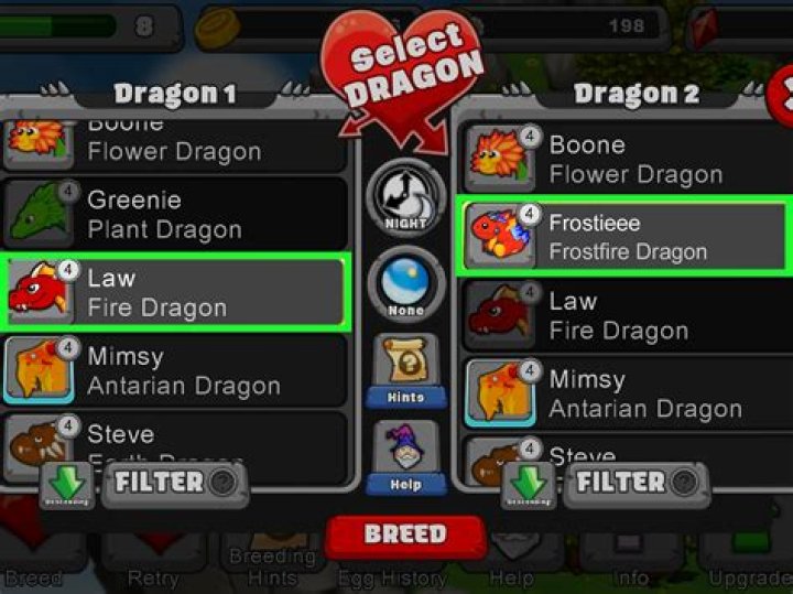 Can you breed a water dragon Dragonvale?