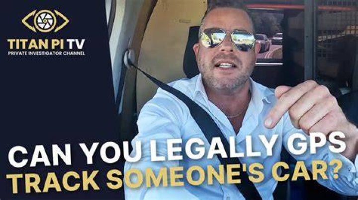 Can you legally track a company vehicle?