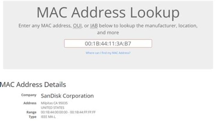 Can you locate a computer by its MAC address?