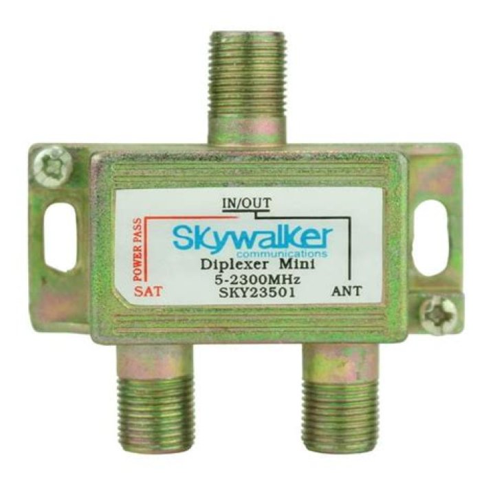 Can you use a diplexer with DirecTv?