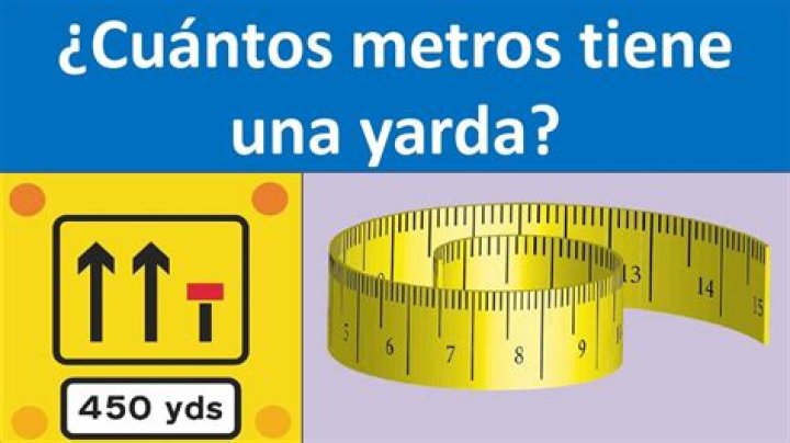 Cuantas yardas caben en un metro?