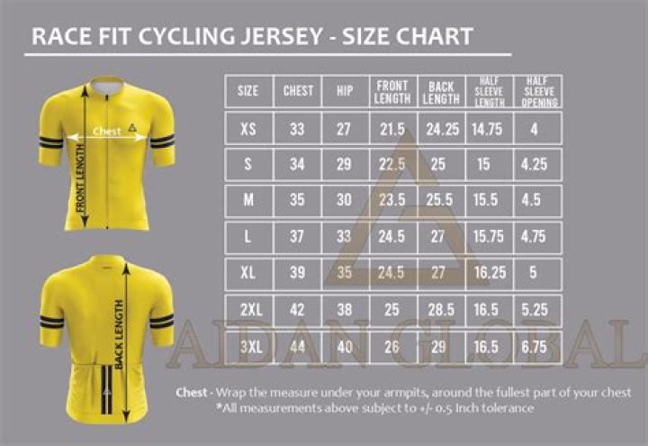 Do cycling jerseys fit true to size?