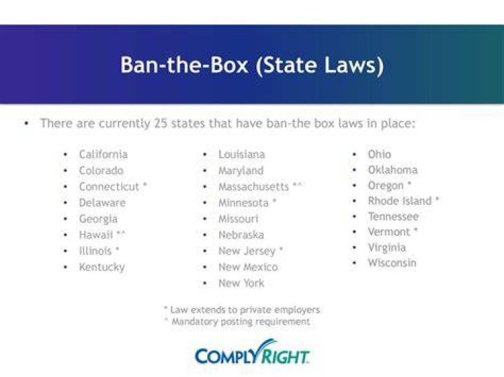 Does Ohio have the ban the box law?
