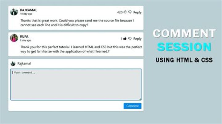 How do I add a comment section to my website?