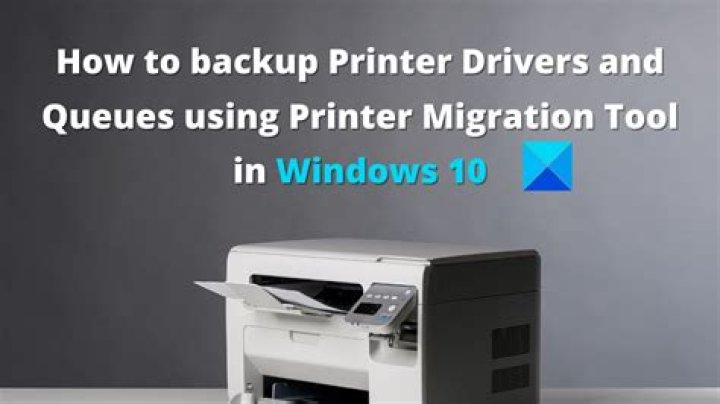 How do I export printer drivers?