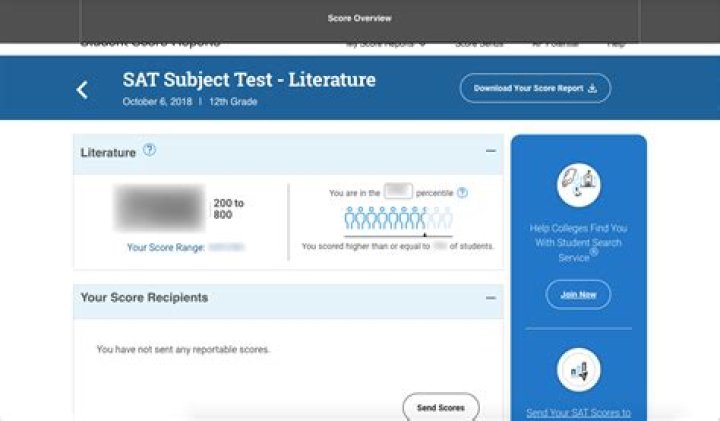 How do I find out when my SAT scores were released?