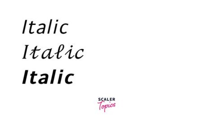 How do I italicize style in CSS?