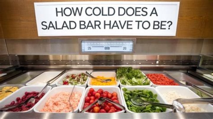 How do I keep my salad bar cold?