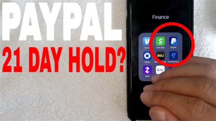 How do I lift a PayPal 21 day hold?