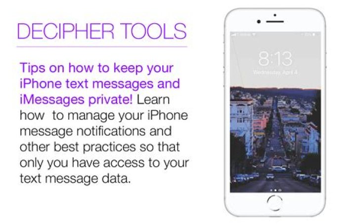 How do I make my iPhone messages private?