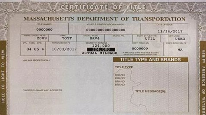How do I replace a lost title in WA?