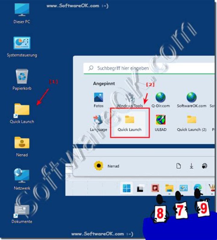 How do I restore the Quick Launch Toolbar in Windows 7?