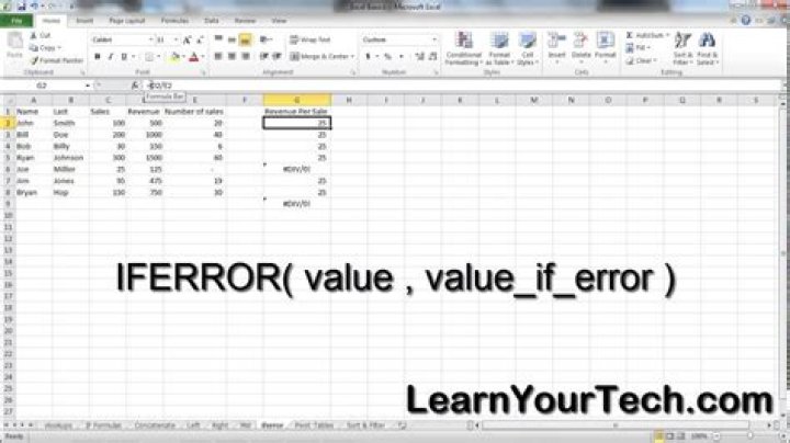 How do I return a blank value in Iferror?