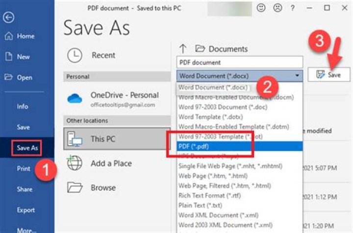 How do I save a VBA file as a PDF?