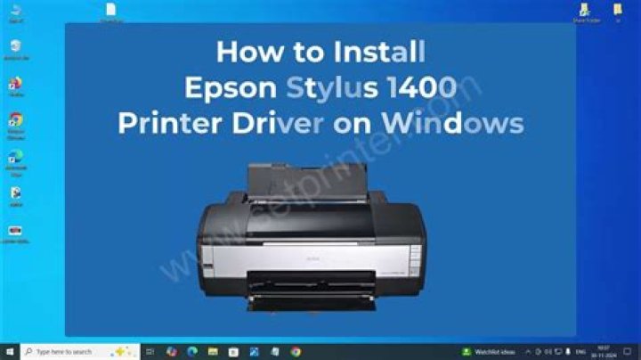 How do I set up my Epson Stylus 1400?