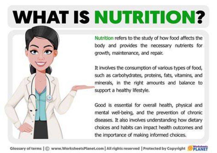 How do we scientifically define nutrition?