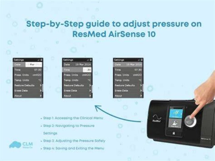 How do you adjust the pressure on a REMstar?
