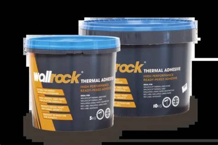 How do you apply thermal adhesive to Wallrock?