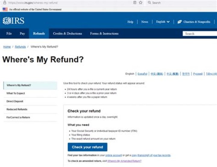 How do you check your state refund?