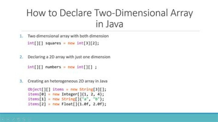 How do you declare an array in Java?