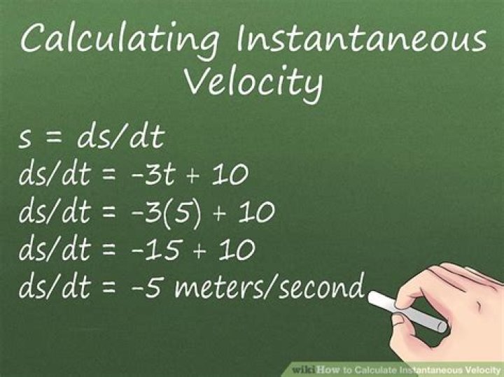 How do you find instantaneous speed and velocity?