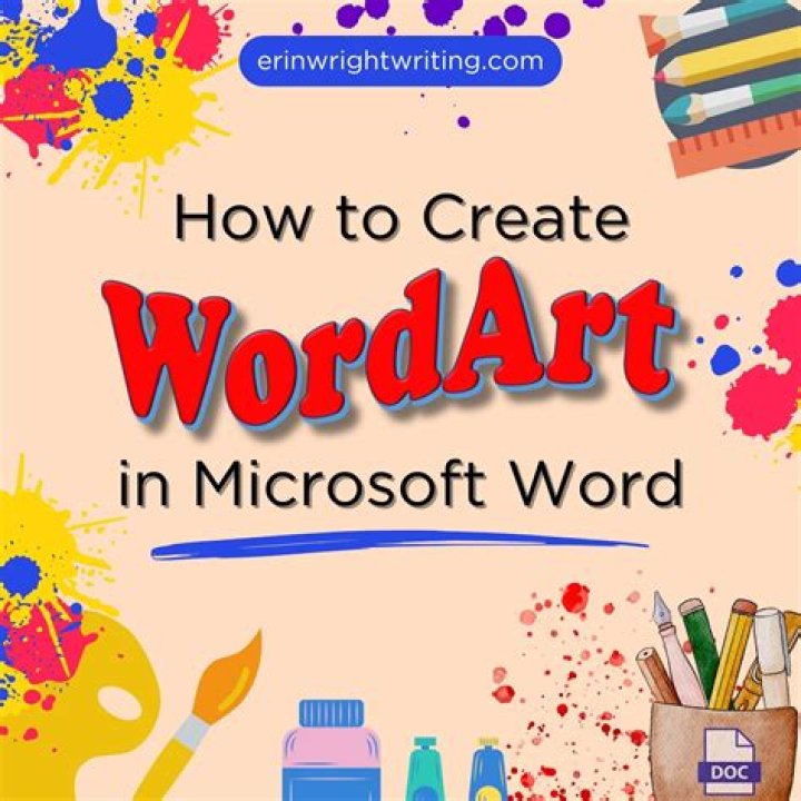 How do you make word art in Photoshop?