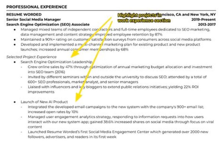 How do you mention networking on a resume?