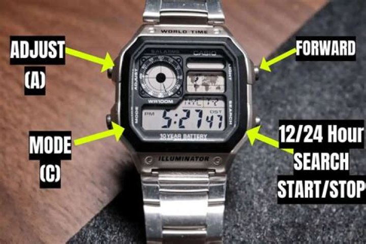 How do you set the time on ADP clock?
