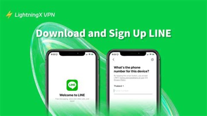 How do you sign up for LINE on iPad?