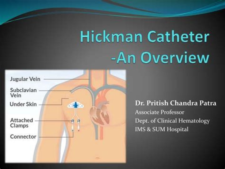 How do you take care of a Hickman catheter?