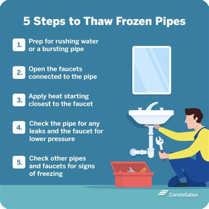 How do you thaw frozen PEX?