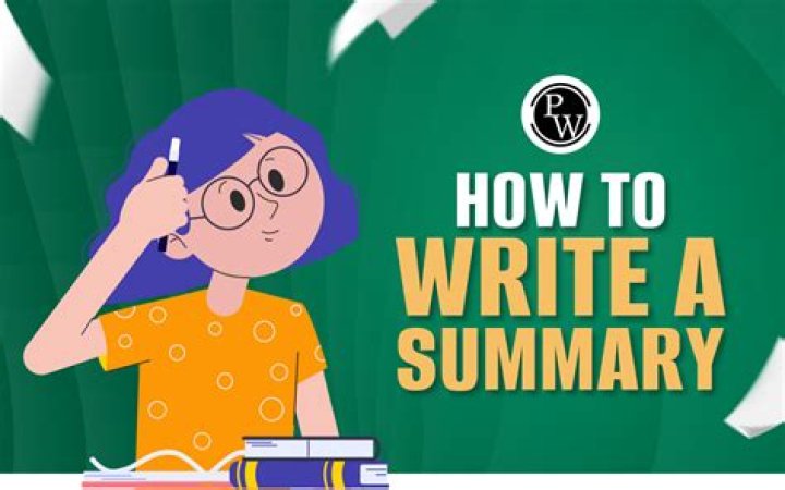 How do you write a summary outline?