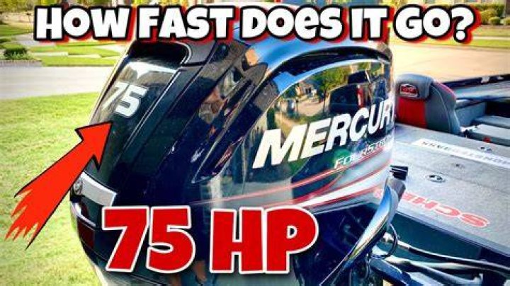 How fast does a 75 hp motor go?