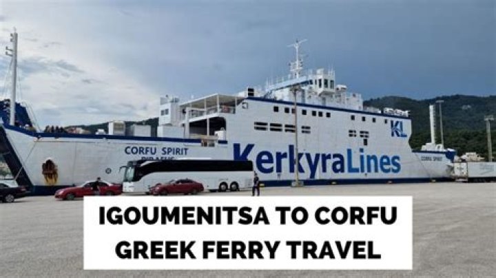 How long is the ferry ride from Igoumenitsa to Corfu?