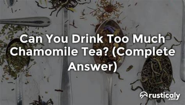 How many cups of chamomile tea should I drink for anxiety?