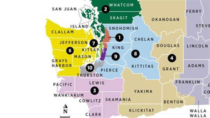 How many fire departments are in Washington state?