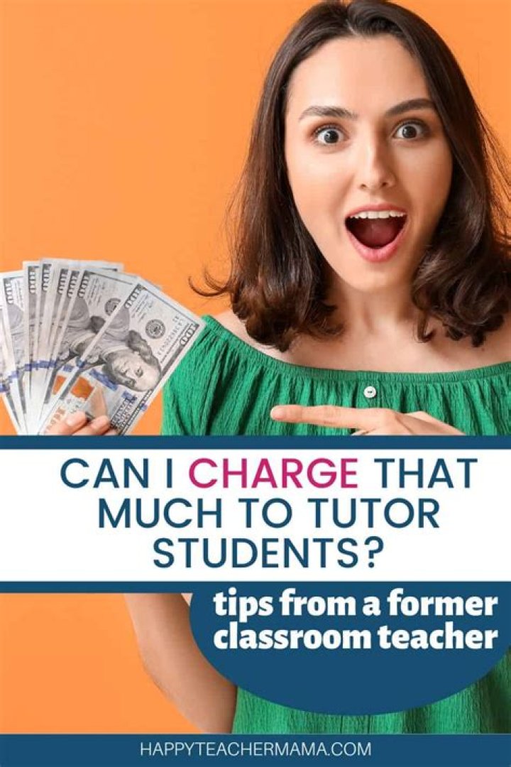 How much do college students charge for tutoring?