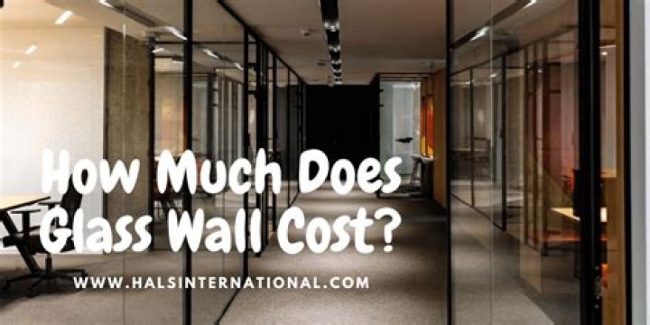 How much does glass partitioning cost?