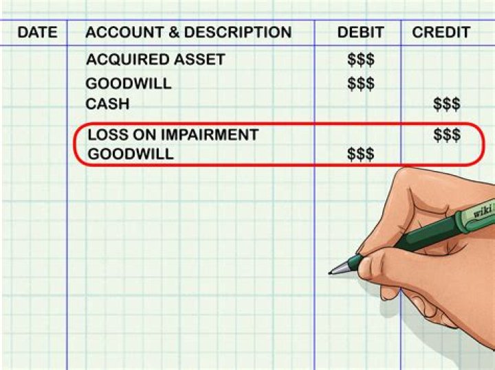 Is goodwill written off an expense or income?