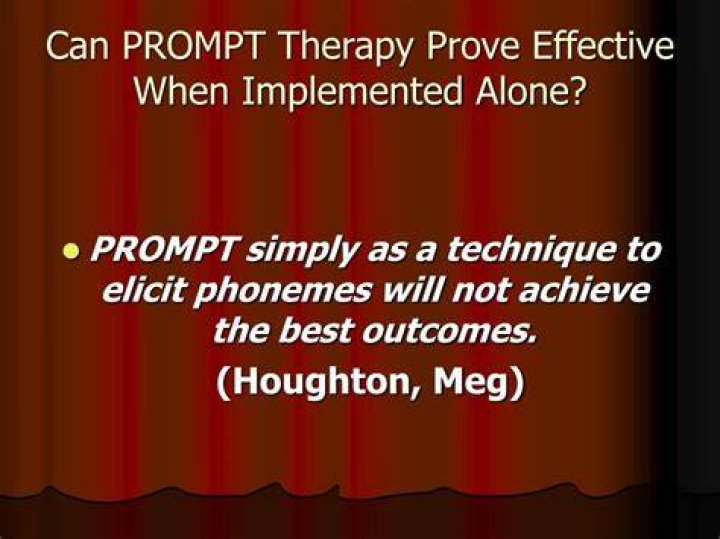 Is prompt therapy effective?