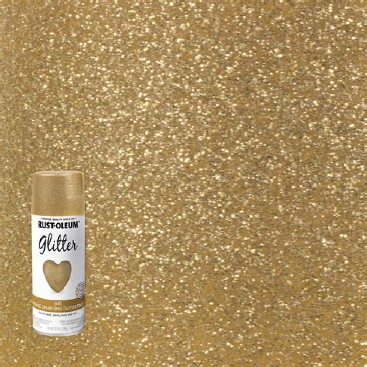 Is there spray paint with glitter?