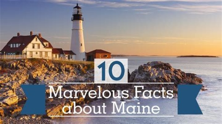 What are some important facts about Maine?