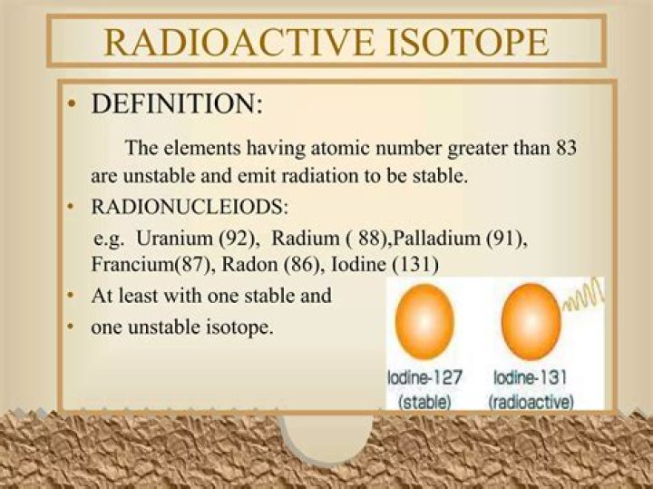 What are stable and unstable isotopes give two examples of each?