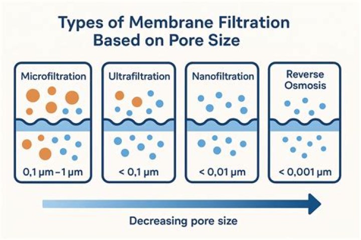 What are the 5 types of filtration?