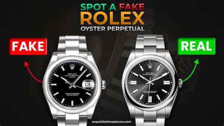 What are the characteristics of a real Rolex watch?